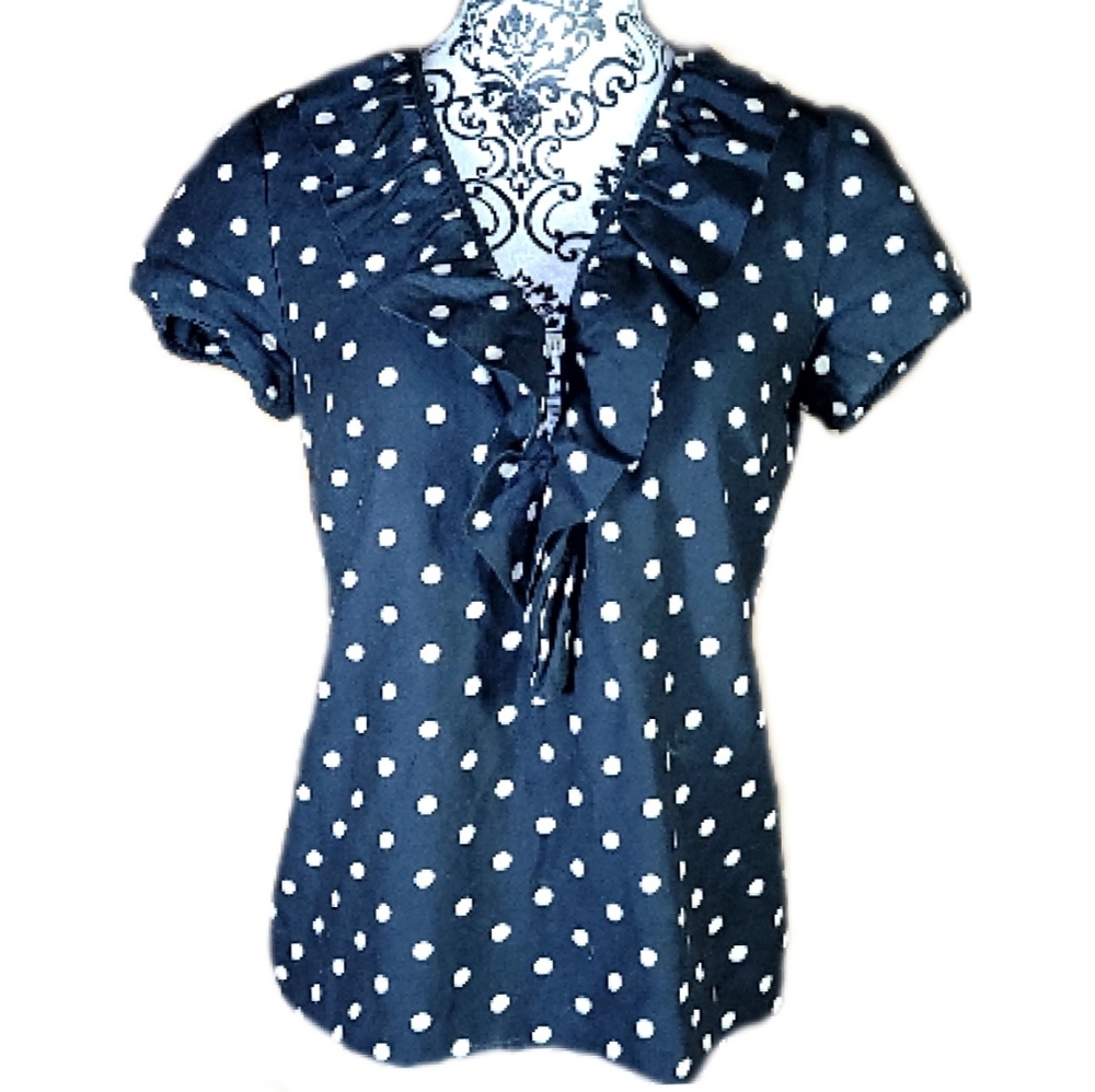 Moschino Polka-Dot Blouse Basic - image 5